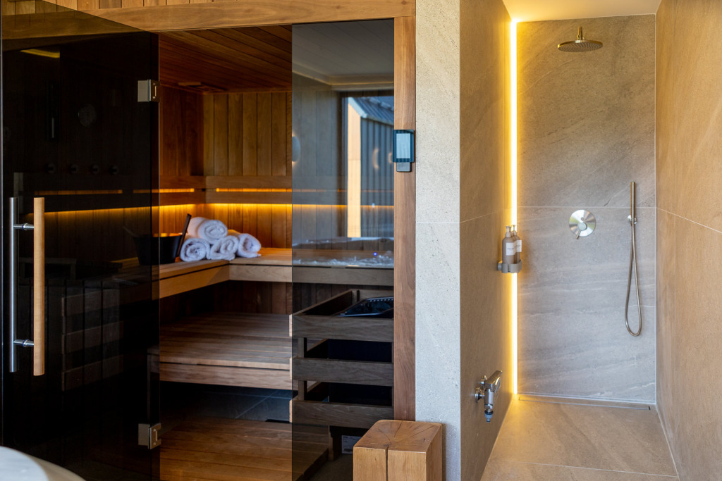 Strefa spa – prysznic i sauna